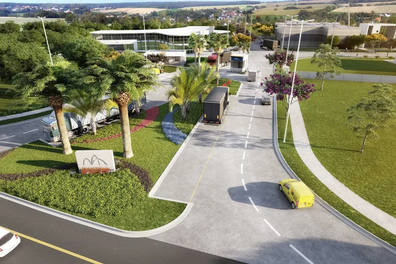 Vista do bairro Deltaville em Biguaçu para comprar imóvel na planta